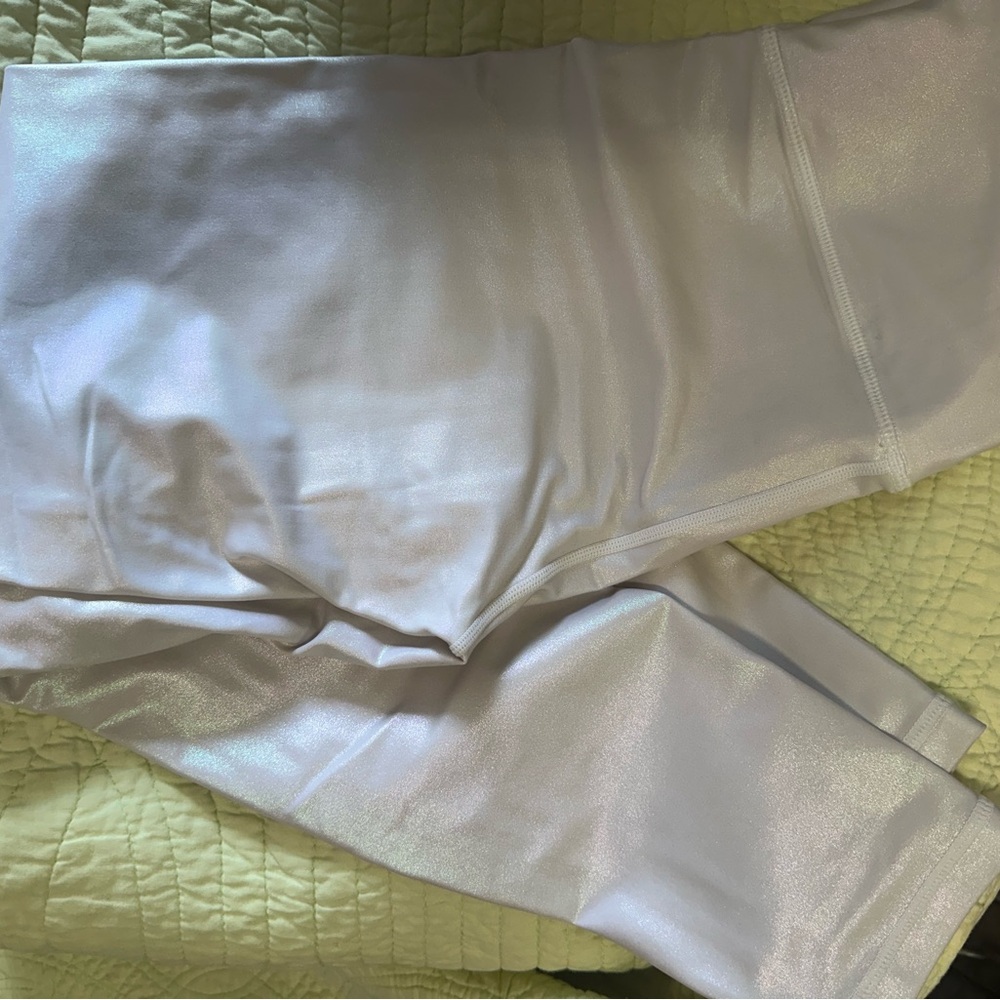 ZYIA Shimmering White Leggings